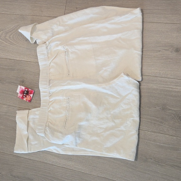 NWT- Roxy On The Seashore Linen Blend Pants - Picture 4 of 4